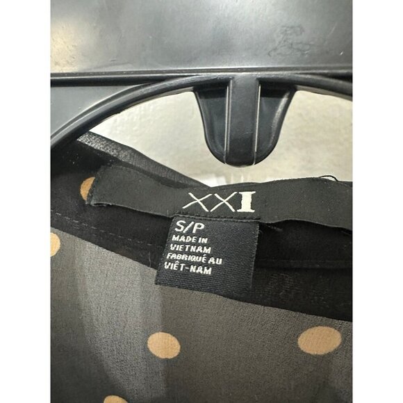 Forever 21 Y2K women’s size small polka dot top - Picture 6 of 9